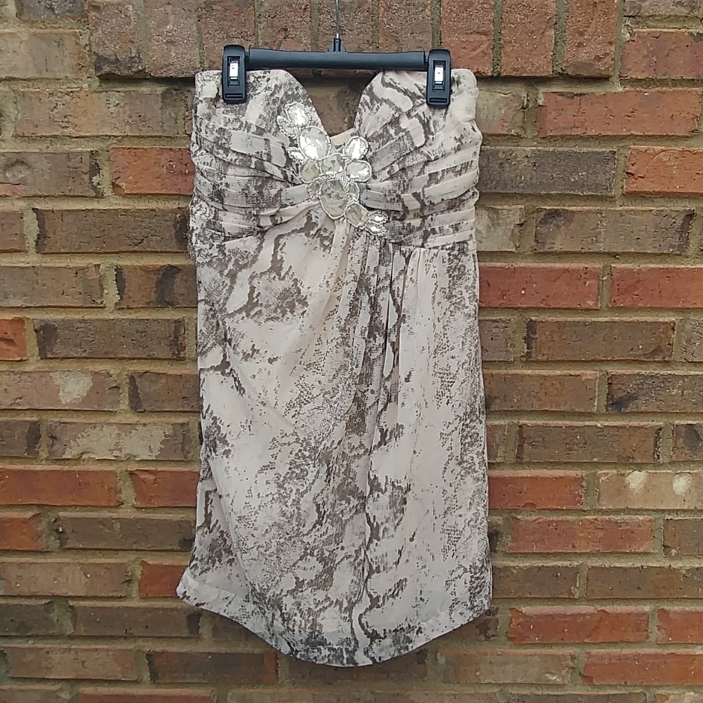 H&M Strapless, Semi-Formal mini dress